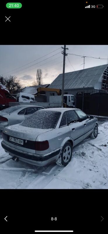 Audi: Audi 80: 1992 г., 2 л, Механика, Бензин, Седан — 3