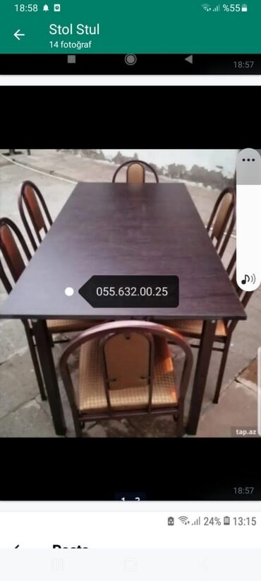 Masa və oturacaq dəstləri: 110 azn den 150 azn dek Stol stul desti anbardan satiş. Hər ÖICUDƏ -da lalafo.az — 25 Masa və oturacaq dəstləri: 110 azn den 150 azn dek Stol stul desti anbardan satiş. Hər ÖICUDƏ — 25