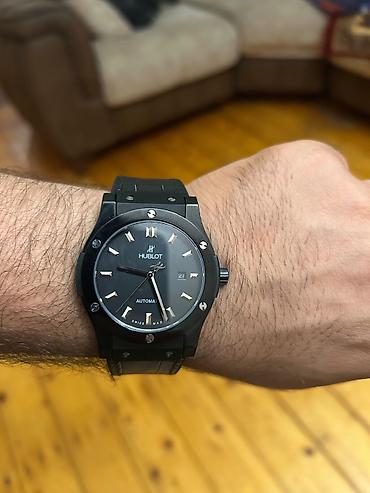 Qol saatları: Yeni, Qol saatı, Hublot, rəng - Qara — 3