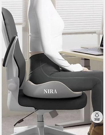 анатомия: Ортопедическая подушка для сидения NIRA - Эргономичная форма «седло» — 5