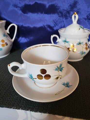 Ostali antikviteti: Komplet za kafu,caj USSR porcelan 1960g +. Sovjetski stari — 8