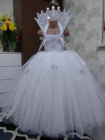 Платья: Детское платье, цвет - Белый, Новый — 9