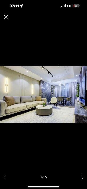 Долгосрочная аренда квартир: 3 комнаты, Собственник, Без подселения, С мебелью полностью — 10