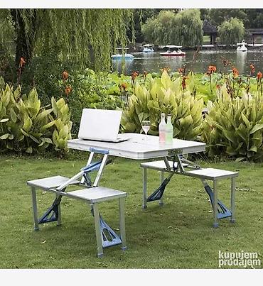zr100 intex: Prenosivi sklopivi sto od aluminijumske legure Multifunkcionalni sto — 5