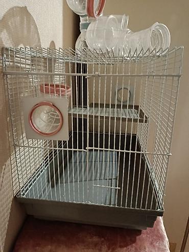 sican sekili: Hamster/qəbilə gəmiricilər üçün qəfəs və tunel dəsti - Metallik — 3