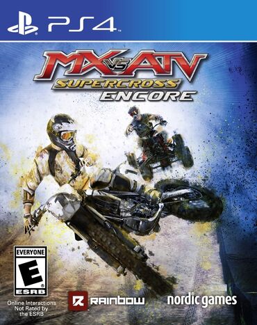 PS4 (Sony Playstation 4): Ps4 mx vs atv supercross encore