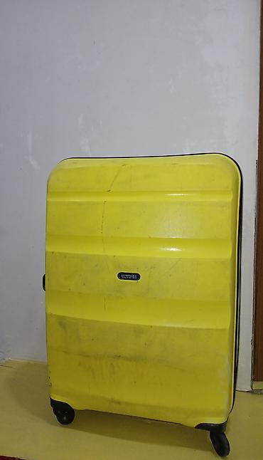 İdman və istirahət: American Tourister sərt korpuslu səyahət çamadanı - Rəng: parlaq — 1