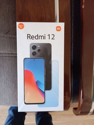 telefon redmi not 12: Xiaomi Redmi 12, 128 GB, rəng - Qara, 
 Zəmanət
