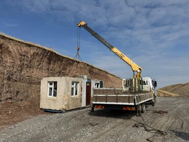 мини цех ищет работу: Передвижной модульный дом (бытовка) с крановой погрузкой -