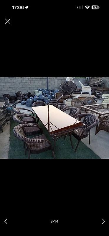 Столы и стулья для кафе: Стол и стул для кафе — 15