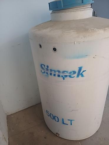 cop 29 termos: Su çəni – Şimşək, 500 litr içi göy - Tutumu: 500 LT (üzərində qeyd — 1