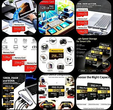 Foto və videokameralar: YENİ - YADDAŞ KARTLARI satılır. + ADAPTER❗️ MEMORY CARD: 32 gb — 5