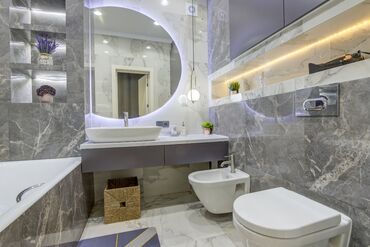 Посуточная аренда квартир: 3 комнаты, Душевая кабина, Постельное белье, Кондиционер — 14