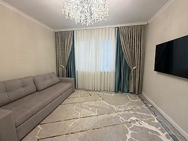 квартира аламидинский: 2 комнаты, 53 м², Аламедин-1 мкр Элитка, 4 этаж, Евроремонт — 5
