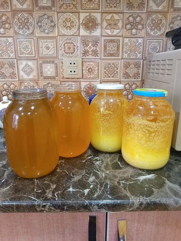 kokelmek ucun bitki caylari: Məhsul: Təbii bal və Aloe Vera məhsulları dəsti - Şüşə bankalarda