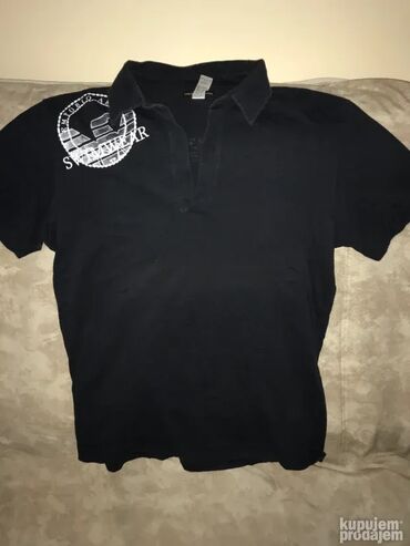 Majice: Majica na kratke rukave, L, XL, Giorgio Armani, bоја - Crna, Pamuk — 1