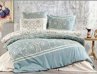 Zavese i draperije: Posteljina jednokrevetna singl. 100%pamuk. Set je iz 3 dela: * — 12