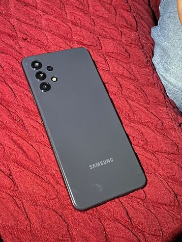 tək şəxsiyyət vəsiqəsi ilə telefon: Samsung Galaxy A32, 128 GB, rəng - Bej, Sensor, Barmaq izi, İki sim kartlı