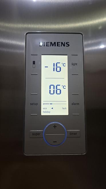 canta satışı: İşlənmiş 1 qapılı Siemens Soyuducu Satılır, rəng - Gümüşü, Dispenserli — 7