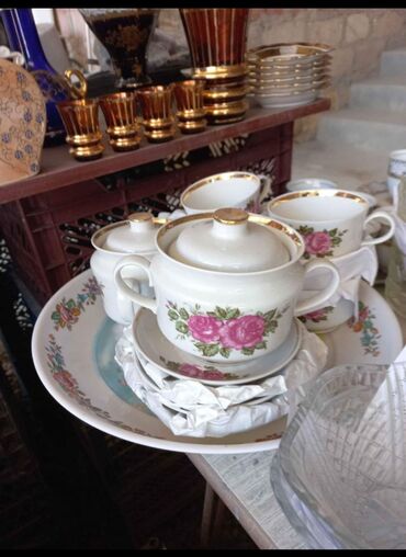 madonna çay dəsti: Чайный набор, цвет - Белый, Фарфор, Decoria, 6 персон, Азербайджан