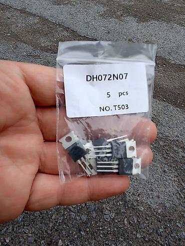 ana plata ddr3: DH072N07 MOSFET tranzistor dəsti - Model: DH072N07 - Miqdar: 5 ədəd — 1