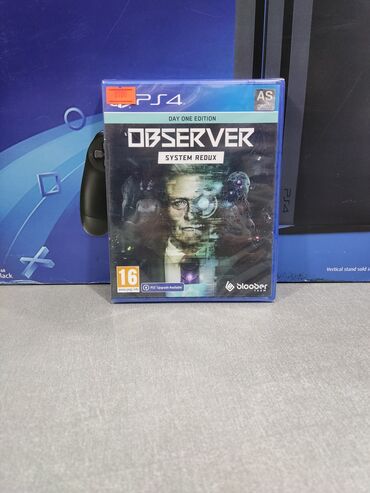 observer: Playstation 4 üçün observer system redux oyun diski. Tam yeni