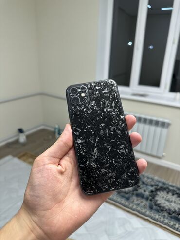 телефон iphone xs: IPhone 11, Колдонулган, 128 ГБ, Кара, Коргоочу айнек, Каптама, 80 %
