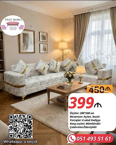 Divanlar: Künc divan, Yeni, Açılan, Bazalı, Parça, Şəhərdaxili pulsuz çatdırılma — 4