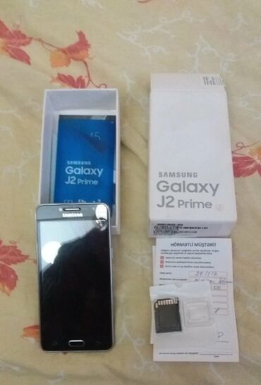 samsunq telefon: Samsung Galaxy J2 Prime, 16 GB, rəng - Qara, İki sim kartlı