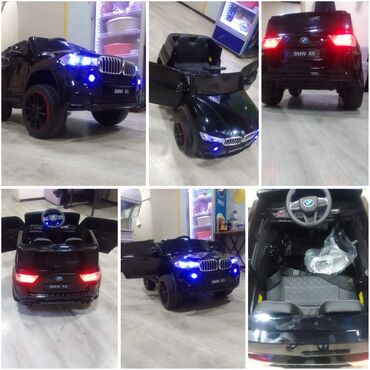 Uşaq üçün elektrik maşınları: Uşaq maşini BMW X5.qiymet 250 man.4motor.pultu var.flashkart