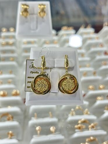 Серьги: Серьги, Проба 585, Без вставки, Женские, Новый — 9