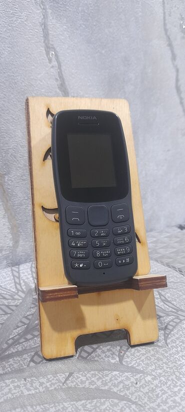 телефон fly ts114 black: Nokia 106, 4 GB, rəng - Qara, Düyməli