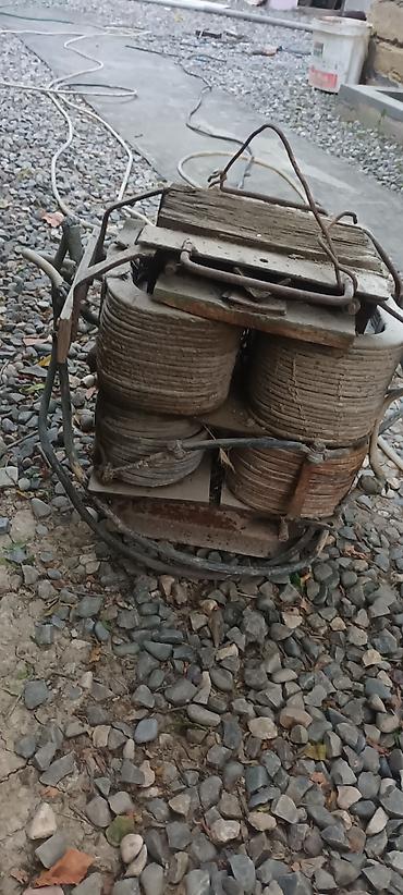 transformator satilir: 4lük elektrodnan işləyir yaxşı vəziyyətdədi - Sənaye sinifli — 4