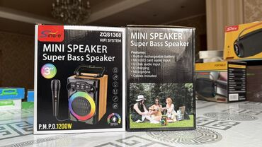 мощные колонки для дома: Портативная акустика Sing-e ZQS1368 (HiFi System) — Mini Speaker Super