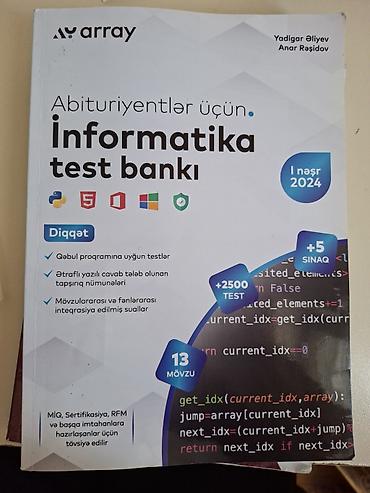 codera yeni nəşr pdf: Salam. Informatika. kitablari satilir Toplu hec islenmeyib.qalanlarida — 7