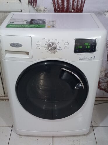 Paltaryuyan maşınlar: Paltaryuyan maşın Whirlpool, 7 kq, İşlənmiş, Avtomat, Pulsuz çatdırılma
