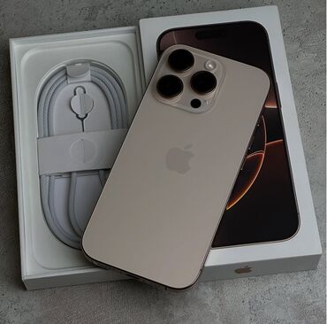 iphone xs в рассрочку: IPhone 16 Pro, 128 ГБ, Desert Titanium, Защитное стекло, Чехол, Кабель, В рассрочку, 100 %