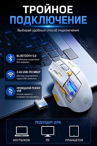 bluetooth mouse: 🖱️ Inphic A9 — беспроводная игровая мышь 🎮 Высокоточный игровой — 2