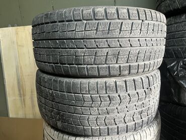 Колеса в сборе: Шины 215 / 45 / R 17, Зима, Б/у, Пара, Легковые, Dunlop