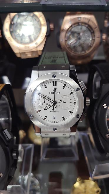 Aksesuarlar: Hublot tərzində avtomatik kişi qol saatları - Korpus: Qara və ya — 4