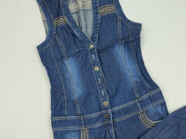 spodnie damskie ogrodniczki jeans: Orsay, Kombinezon damski, rozmiar S