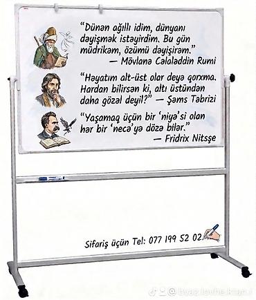 Lövhələr: Maqnitli, Lövhə, 70 x 50 sm, Pulsuz çatdırılma — 5