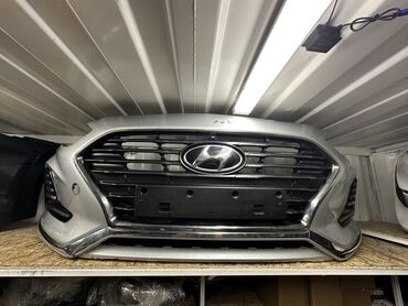 Бамперы и комплектующие: Бампер Передний Hyundai, Б/у, Оригинал