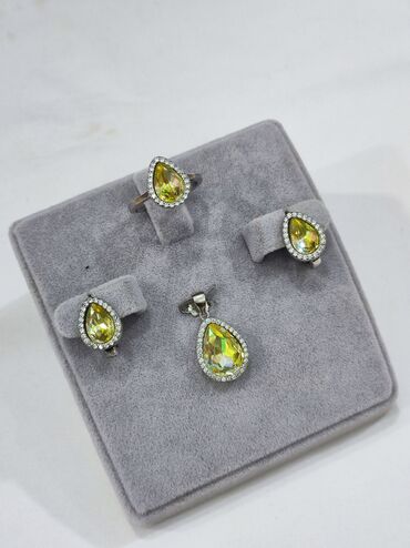 Серебряные наборы украшений: Набор украшений, Проба 925, Женские, Новый — 2