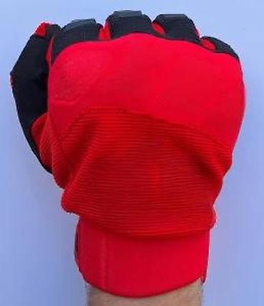 Oprema za bicikliste: FOX MTB/motokros rukavice – crveno/crne - Sportske rukavice za MTB — 16