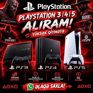 play stadion 2: PlayStation 3/4/5 konsollarının alınması - PS3, PS4 və PS5 modelləri — 1