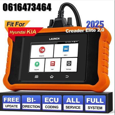Alati za automobile: Novo - Launch Creader Elite V2.0 OBD2 Kia, Hyundai, Genesis Potpuna — 2