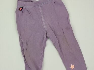 legginsy jeansowe dla dziewczynki: Leggings, 9-12 months, condition - Good