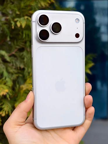 iphone 12 pro max qiymət: IPhone 17 Pro Max, 256 GB, Gümüşü, Kredit — 3