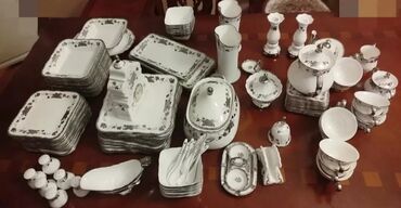 Nahar dəstləri və servizlər: Nahar dəsti, rəng - Ağ, Farfor, 12 nəfərlik — 2